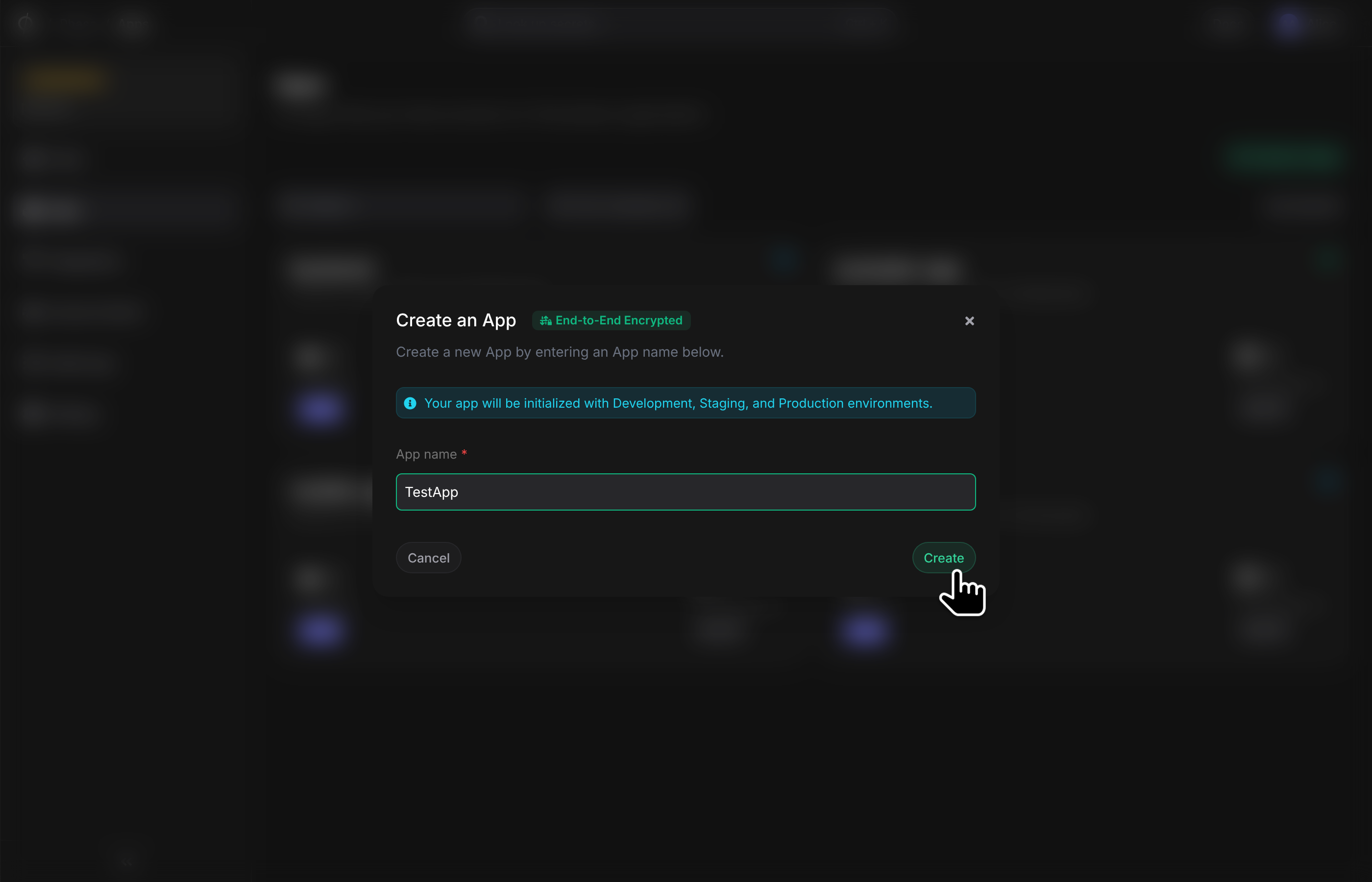 create an app