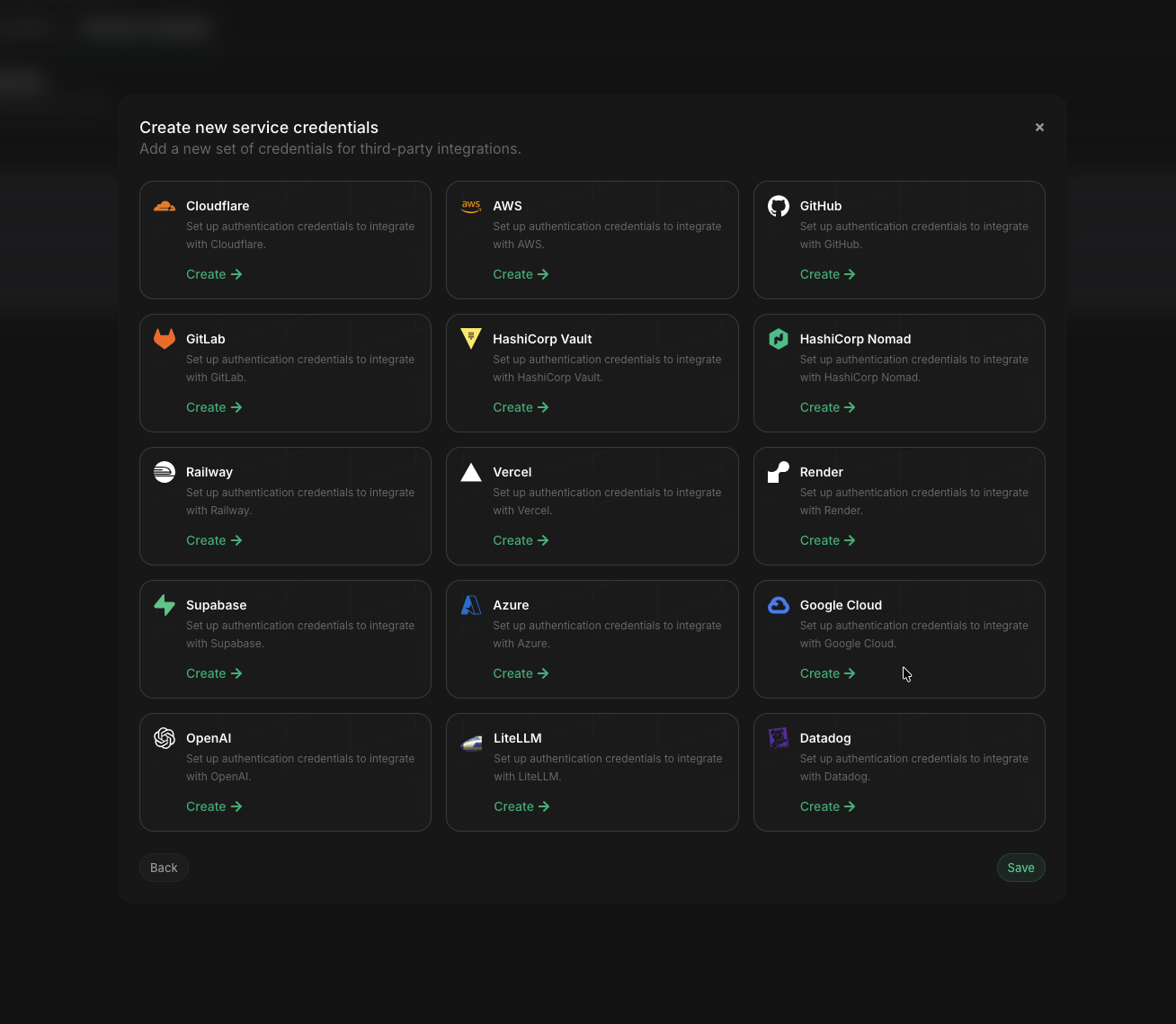 Select Google Cloud