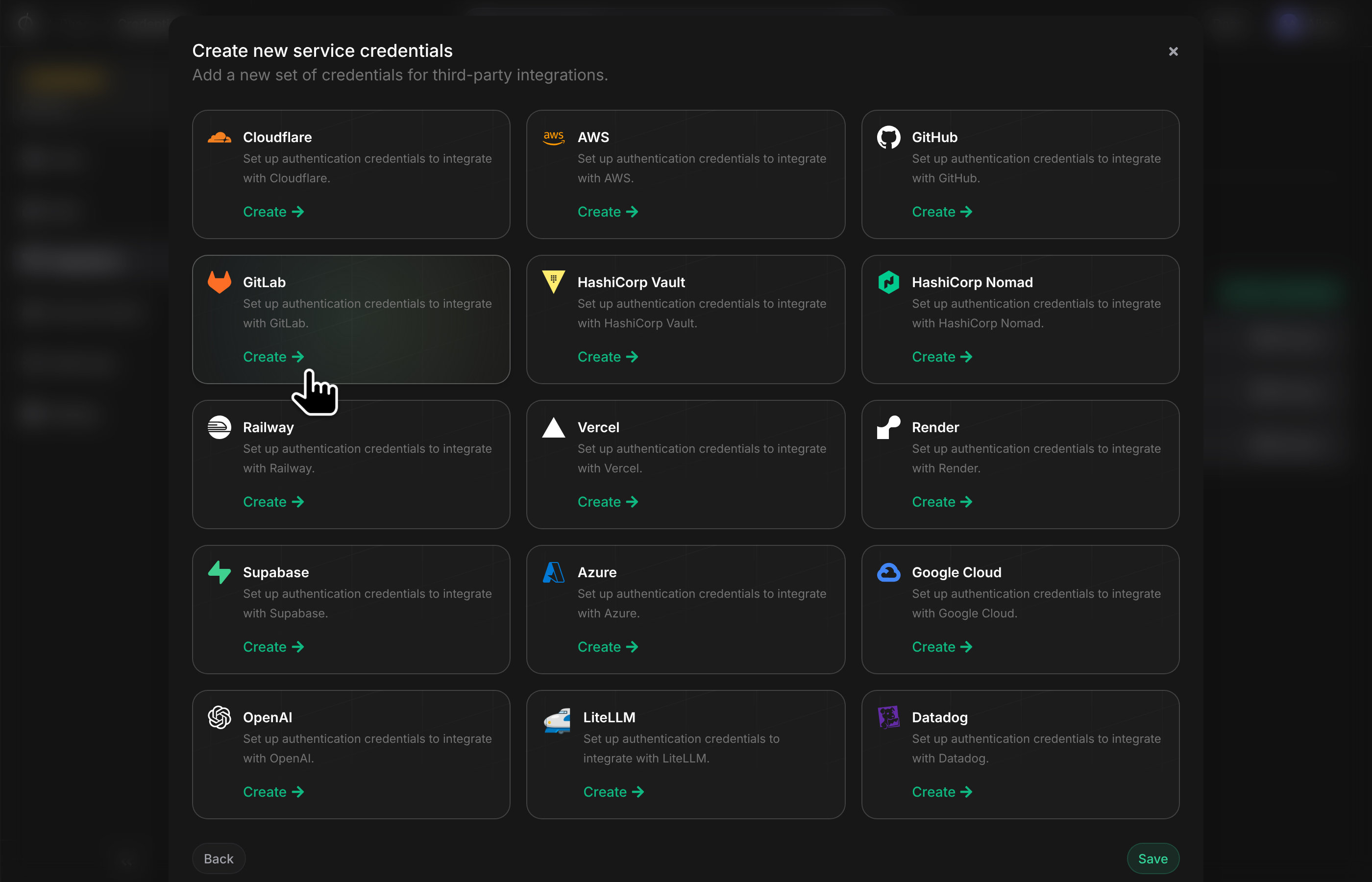 Click on GitLab