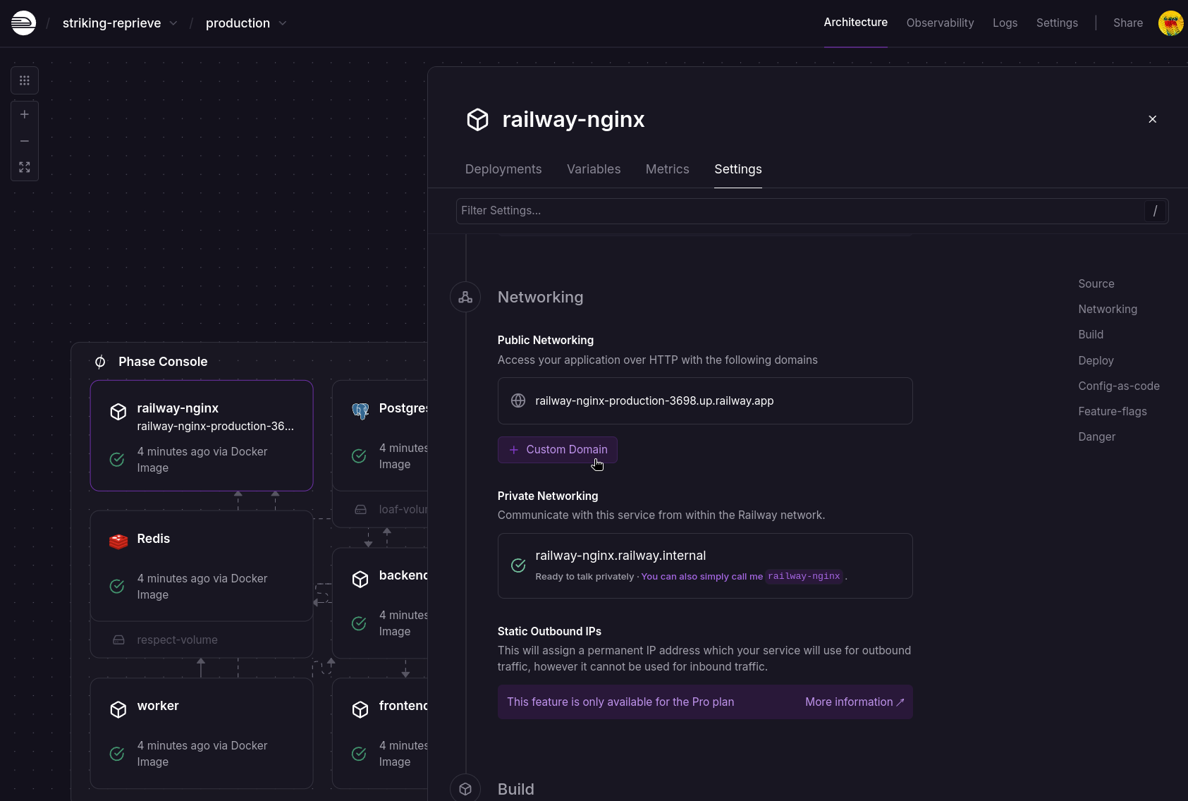 Set-up a custom domain